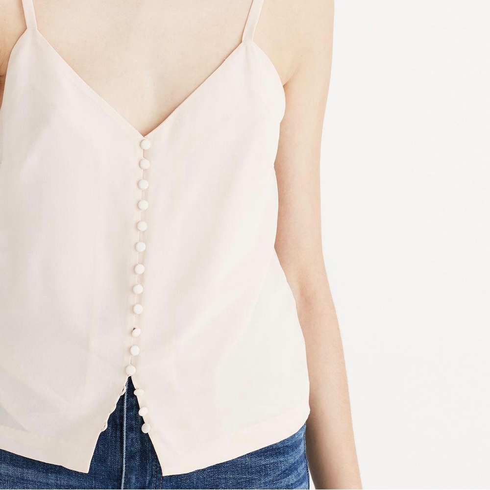 Madewell Silk Button-Down Cami